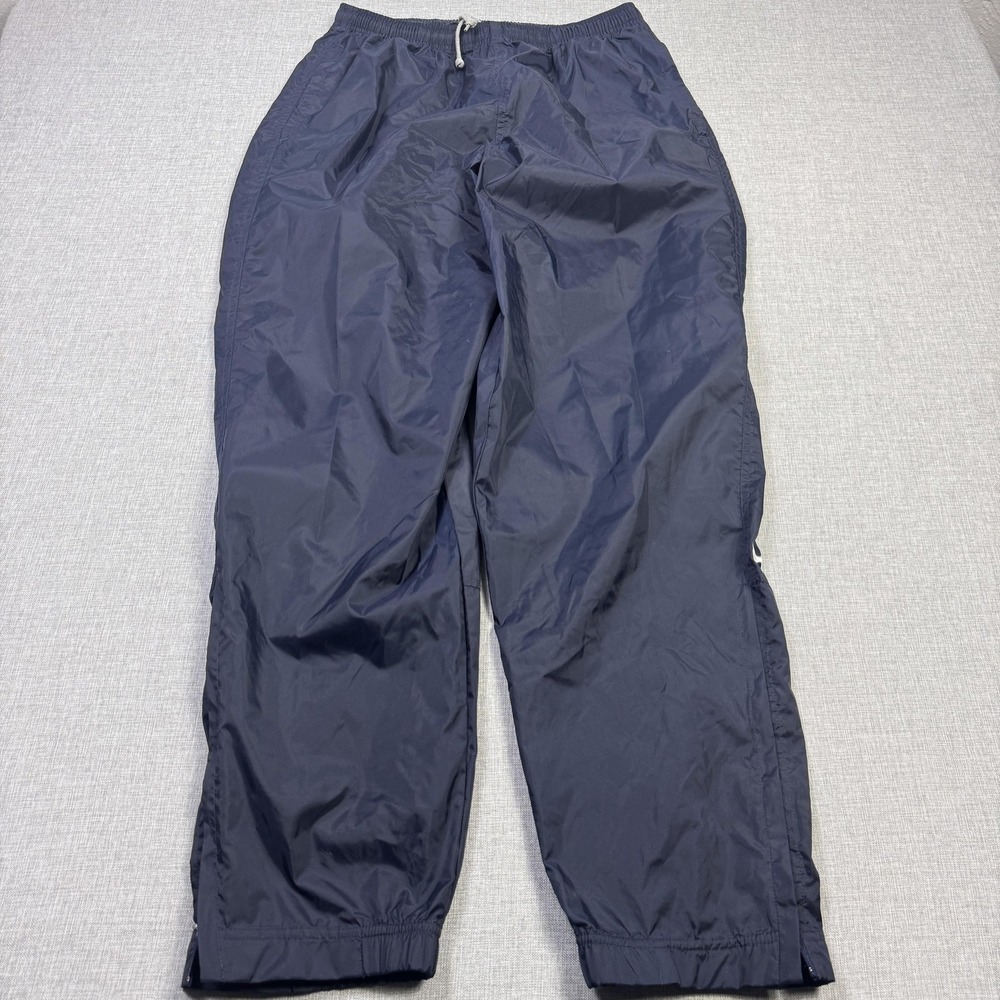 Nike Vintage 90s Lightweight Track‎ Pants Mens Large Blue Zipper Ankles Athletic